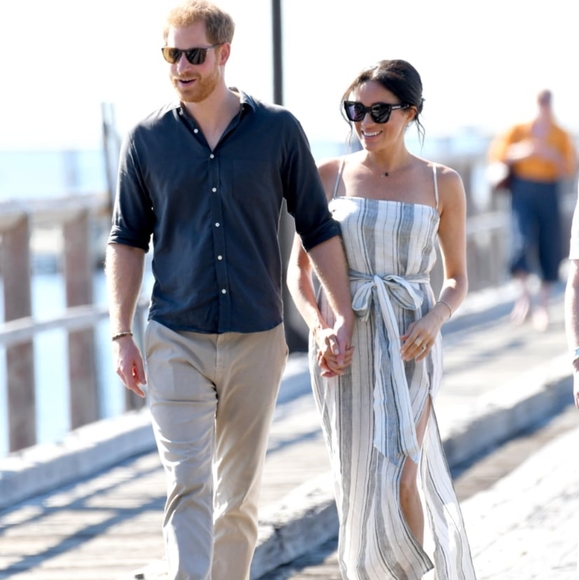 Reformation Pineapple striped dress ASO Meghan Markle - Picture 3 of 12